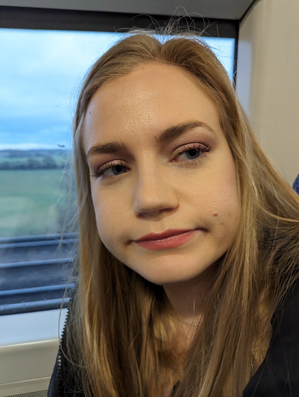 Jessica making a ridiculous face